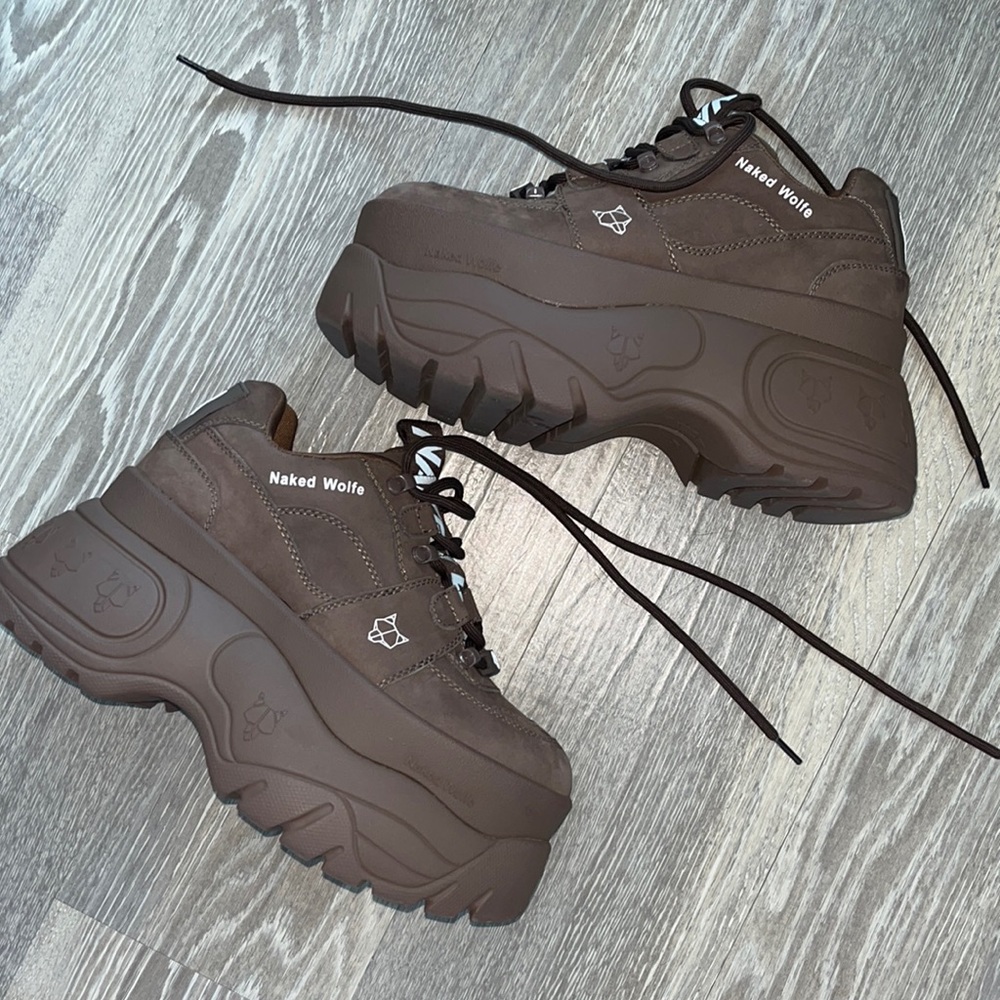 Brown Naked Wolfe Sinner sneakers